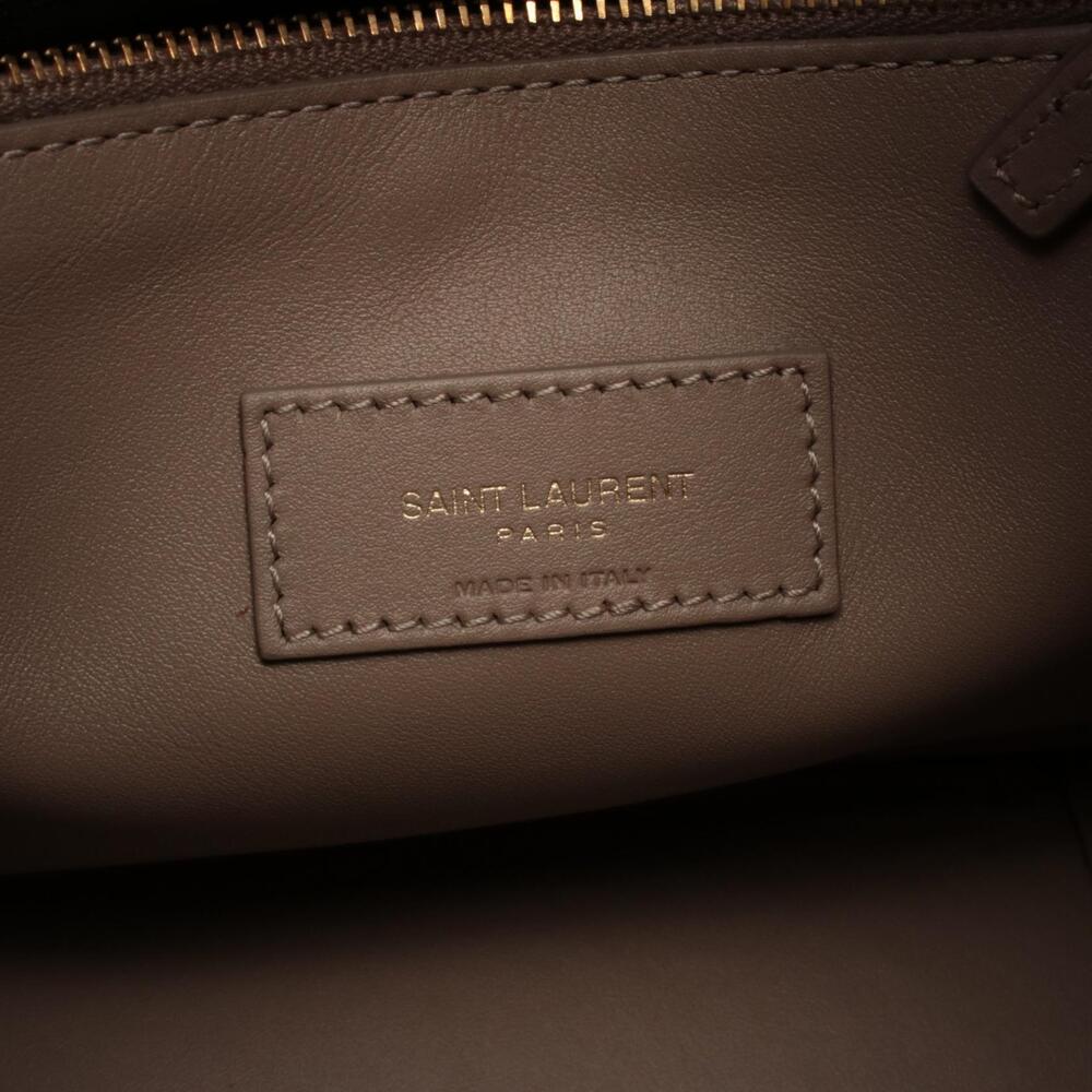 Saint Laurent Paris Le Shoulder Bag Leather Beige - Picture 4 of 4